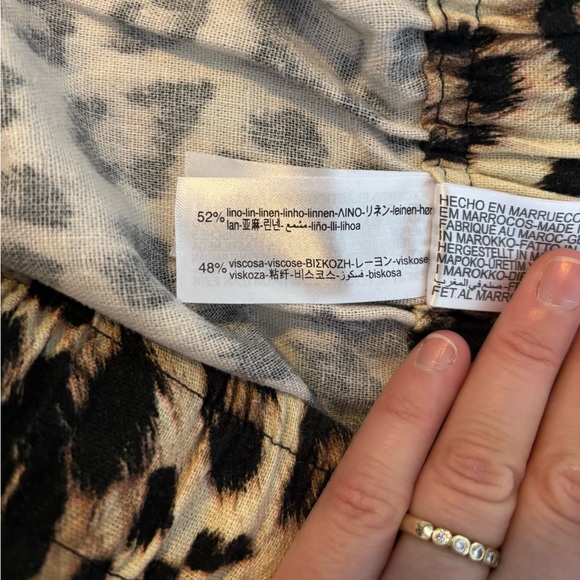 Zara Leopard Pants - Picture 6 of 7